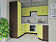 Кухни цвета лайм